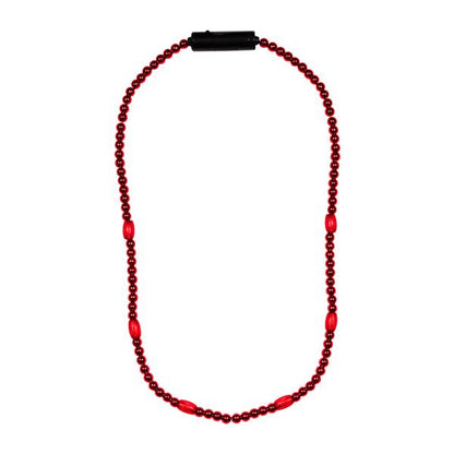 LED Red 30" Beaded Necklace