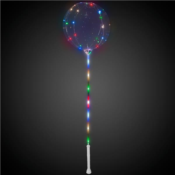 LED Lollipop Balloon Kit with White Handle