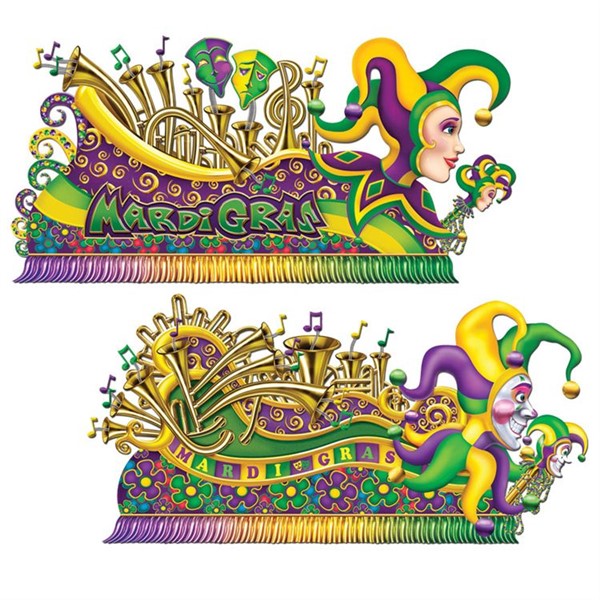 Mardi Gras Float Props (2 per pack)