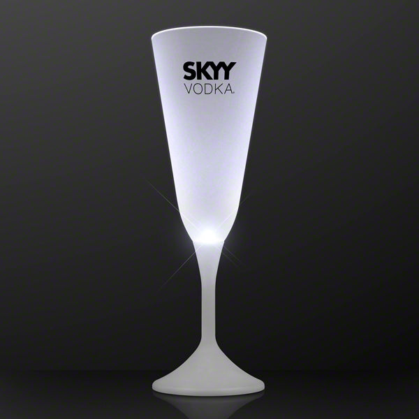 Still White Light Champagne Glass for Events