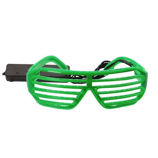 Green EL Wire Slotted Shades