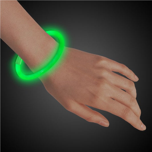 Green 8" Glow Bracelets(50 Per pack)