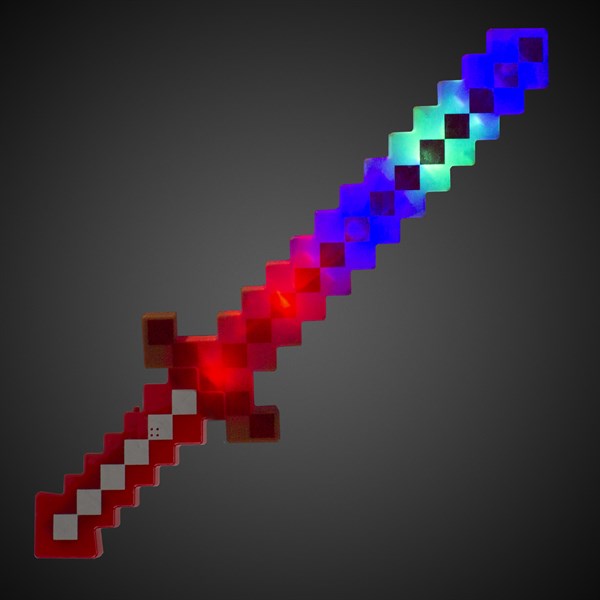 LED Red Pixel Sword