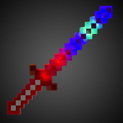 LED Red Pixel Sword