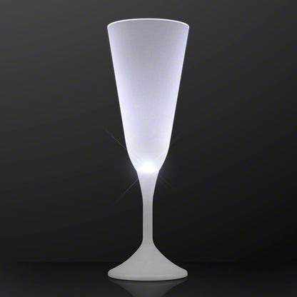 Still White Light Champagne Glass for Events