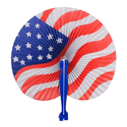 Patriotic Folding Fans (12 Per pack)