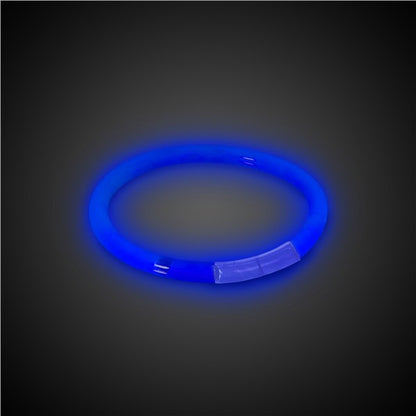 Blue 8" Glow Bracelets (50 Per pack)