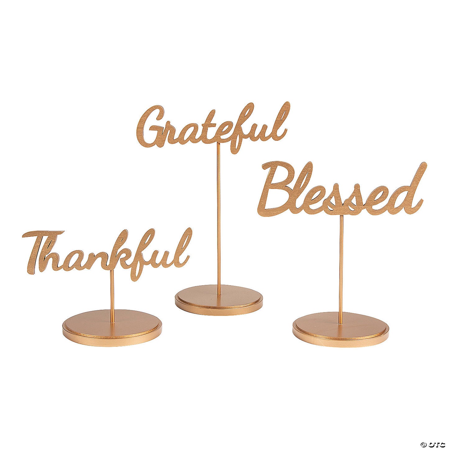 Thanksgiving Phrase Tabletop Signs (3 Per pack)