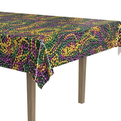 Mardi Gras Beads Table Cover