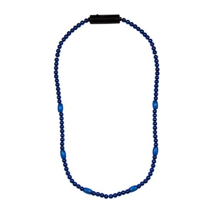 LED Blue 30" Beaded Necklace