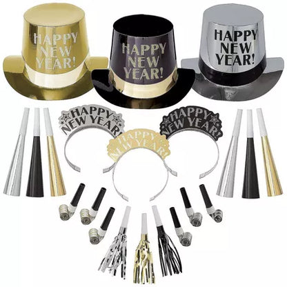 Kit for 25 - Get The Party Started - New Year's Eve Party Kit, 50pc