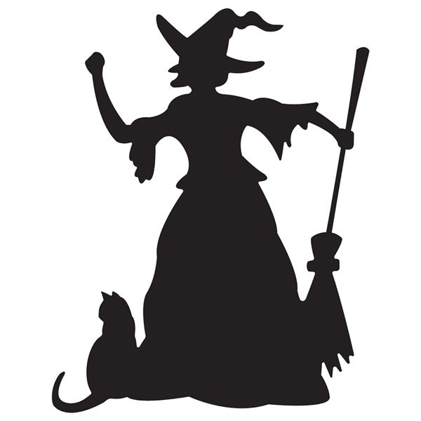 Witch Silhouettes (4 Per Pack)