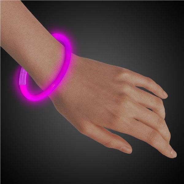 Pink 8" Glow Bracelets (50 Per pack)