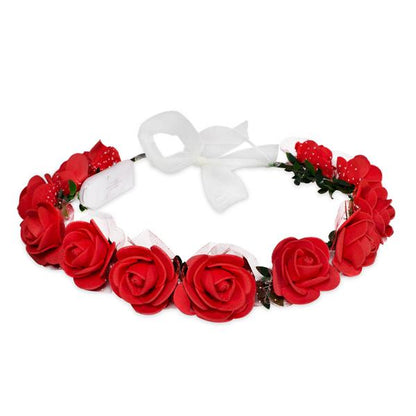 LED Red Roses Halo Headband