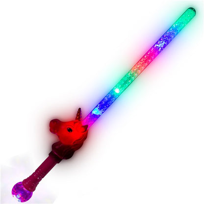 LED Pink Unicorn Sword