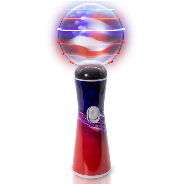 LED American Flag Coin Spinner Wand