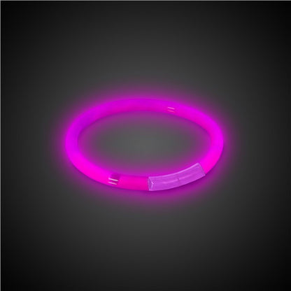 Pink 8" Glow Bracelets (50 Per pack)