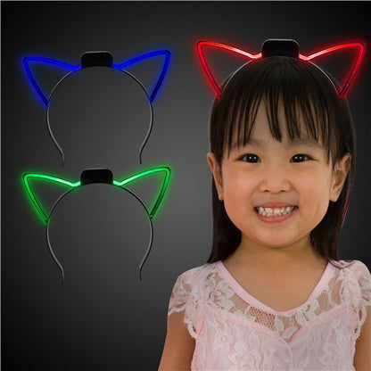 LED Cat Ear Headbands (12 Per pack)