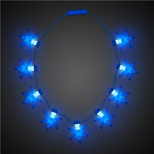 LED Snowflake Necklace