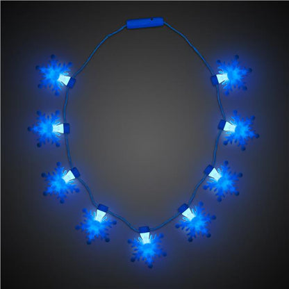 LED Snowflake Necklace