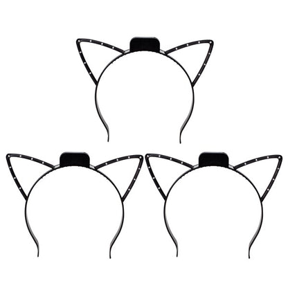 LED Cat Ear Headbands (12 Per pack)