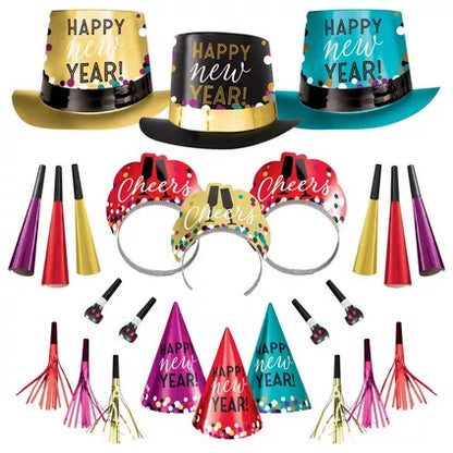 Kit for 400 - Colorful & Opulent Affair New Year's Eve Party Kit, 800pc