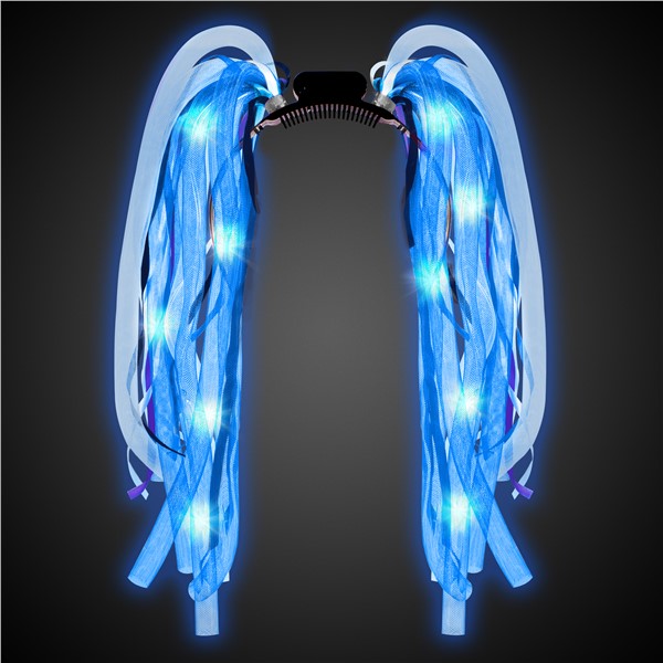 LED Party Dreads Headbands (4 Per pack)