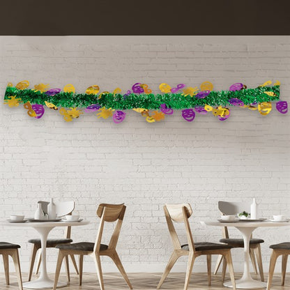 Mardi Gras Tinsel Garland