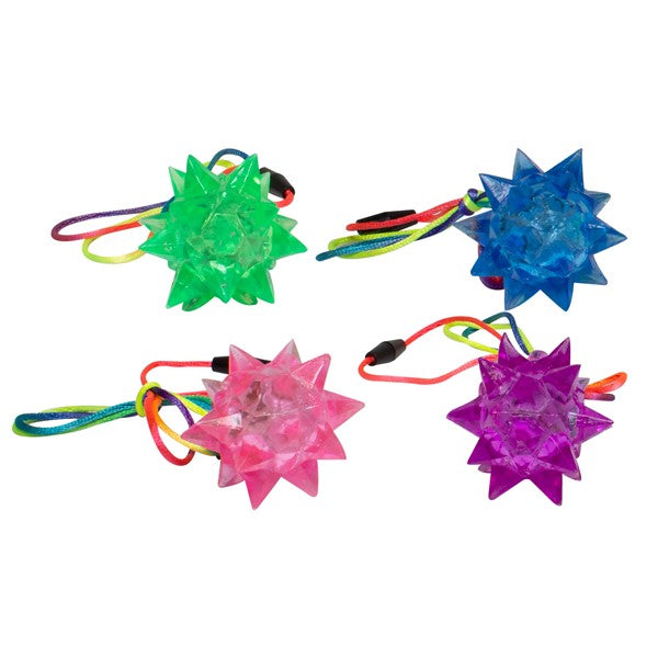 LED Crystal Star Necklaces (12 Per pack)