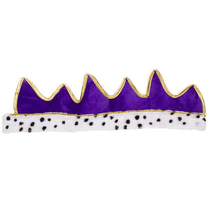 Royal Purple Velvet Crown