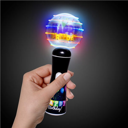 LED Birthday Coin Spinner Wand