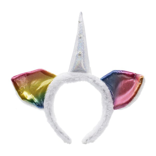 LED White Unicorn Headband