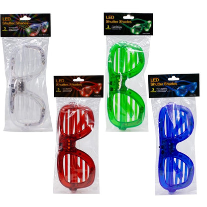 LED Slotted Shades (12 Per pack)