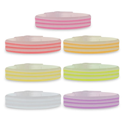 Triple Wide 9" Glow Bracelets (25 Per pack)