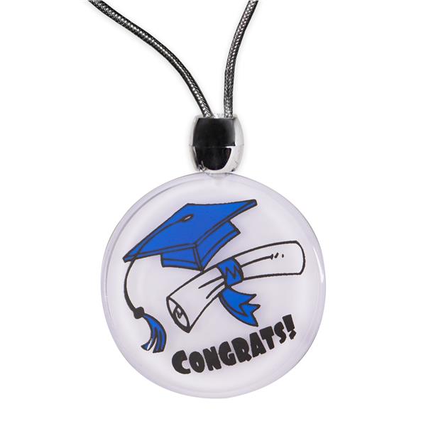 LED Graduation Pendant Necklace