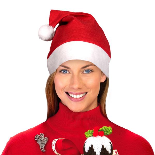 Red Santa Hats (12 Per pack)