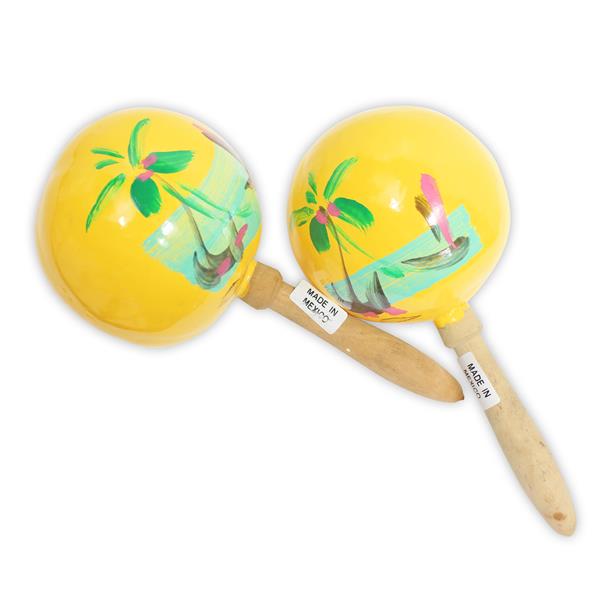 Genuine Hand-Painted Maracas (12 per pair)