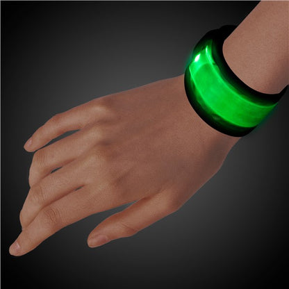 LED Green Slap Bracelet