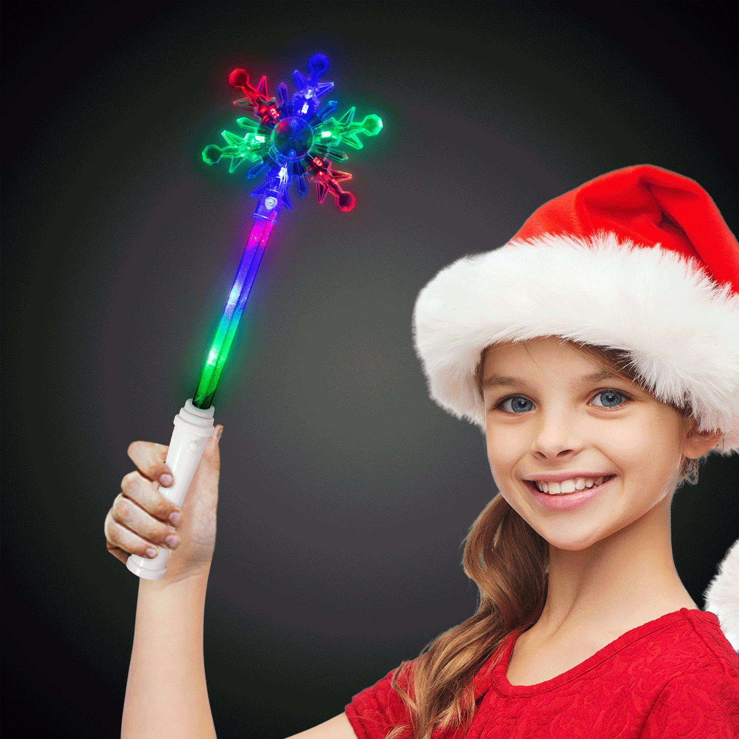 LED Snowflake Wand