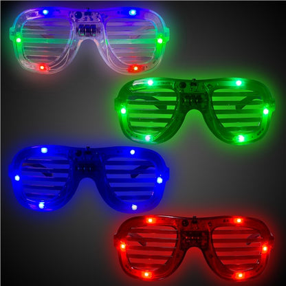 LED Slotted Shades (12 Per pack)