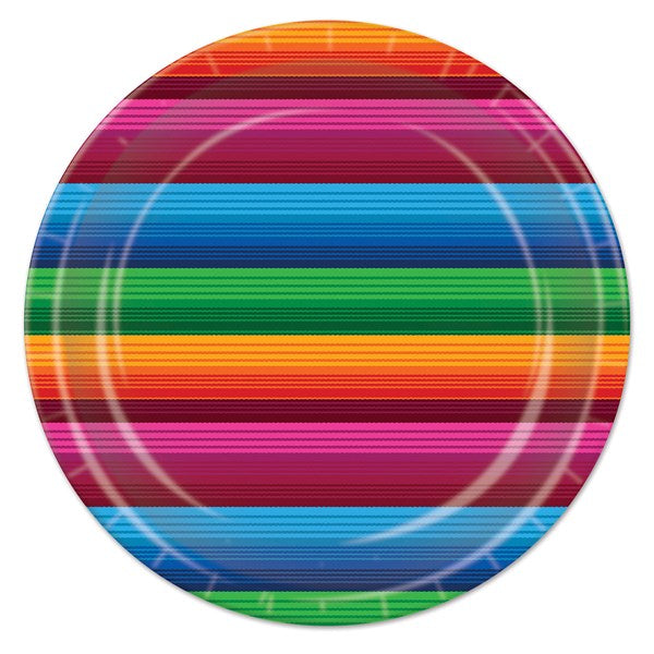 Fiesta Serape 9" Plates (8 per pack)