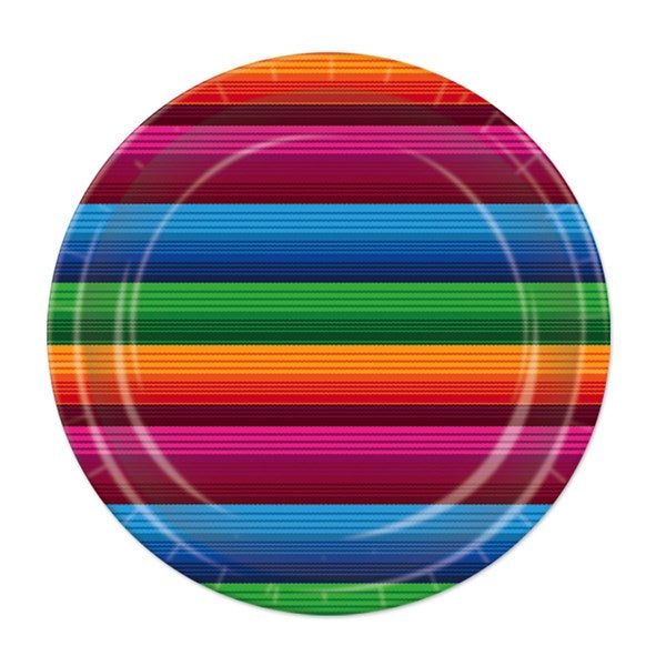 Fiesta Serape 7" Plates (8 per pack)