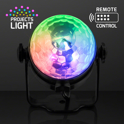 Instant Party Light Projector, 5" LED Disco Lamp with Remote