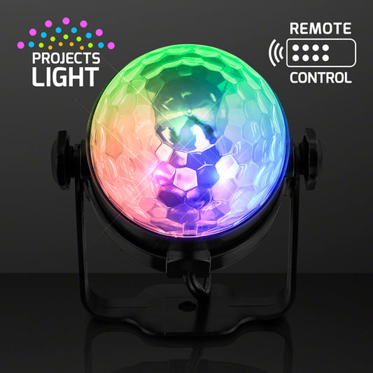 Instant Party Light Projector, 5" LED Disco Lamp with Remote