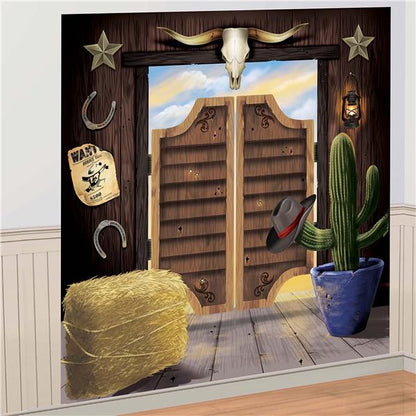 Western Selfie Scene Setter Backdrop (2 Per pack)