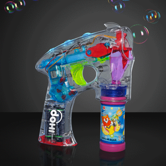 LED Bubble Fun Bubble Gun