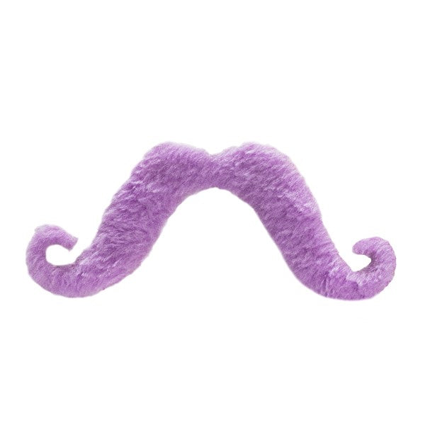 Lavender Handlebar Mustaches (12 Per pack)