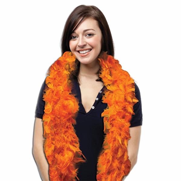 Orange Feather Boa