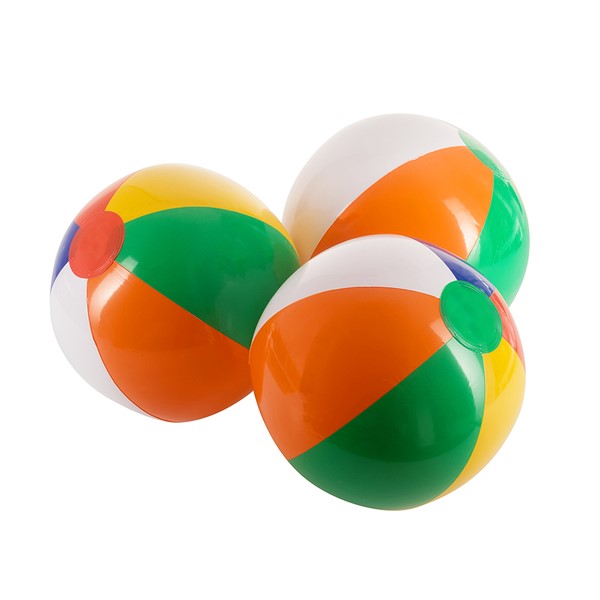 Inflatable 12" Rainbow Beach Balls (12 Per pack)