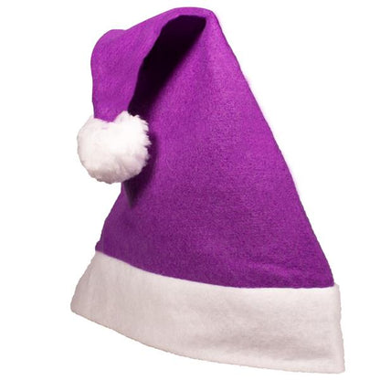 Purple Santa Hats (12 Per pack)